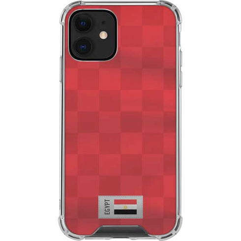 Egypt Soccer Flag iPhone 12 Clear Case